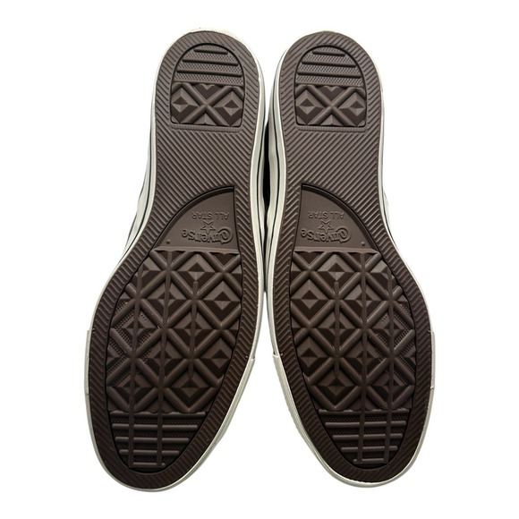 Converse Men's Black and Tan High-Top Sneakers - Picture 10 of 10